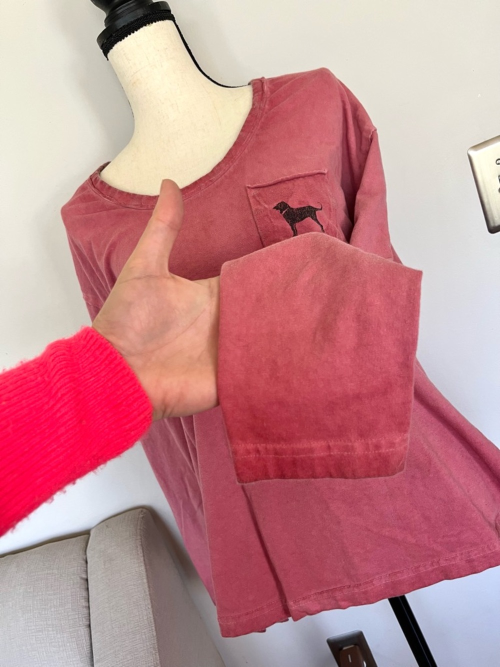 Black Dog | Distressed Long Sleeve tee - Picture 5 of 10